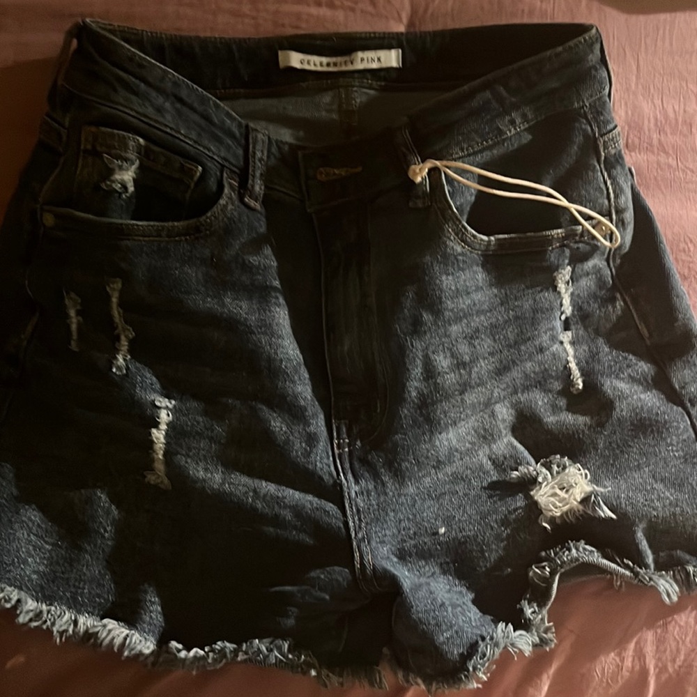 Denim shorts